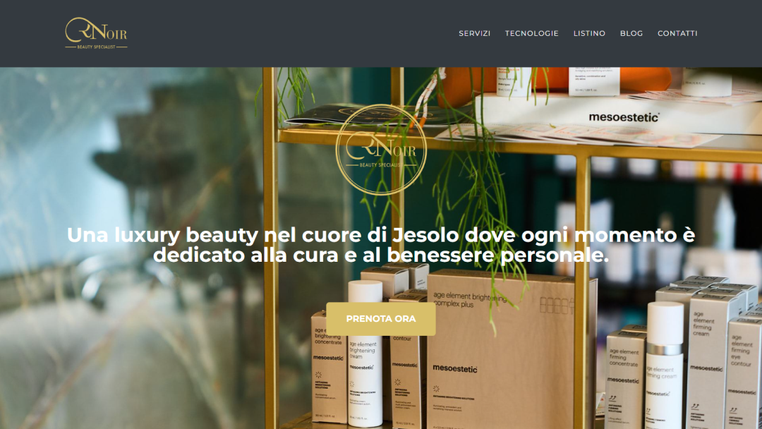 Anteprima progetto Or Noir Beauty