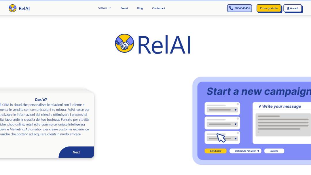 Anteprima progetto RelAi