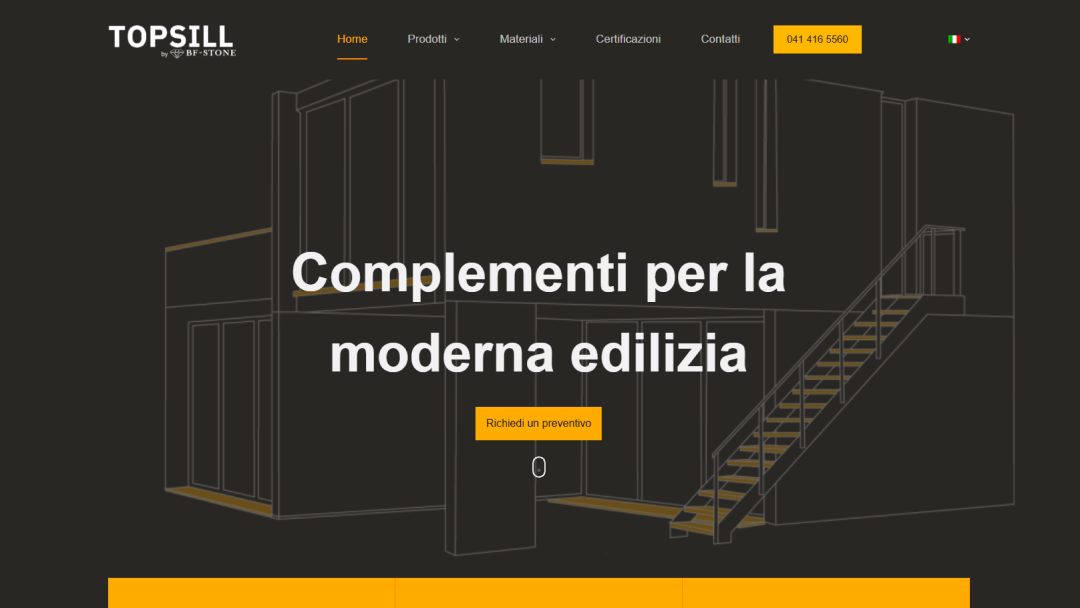 Anteprima progetto Top Sill